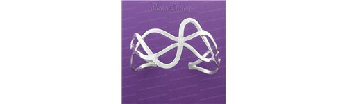 Brazaletes plata lisa