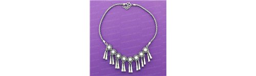 Collares plata lisa