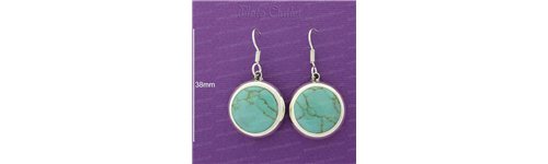 Pendientes piedra