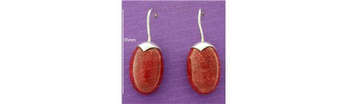 Pendientes coral
